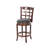 Swivel Upholstered Counter Stool with Solid Wood Frame-15374757-41670033-41670035