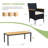 Callan 8 - Person Wicker Patio Dining Set with Rectangular Table , Cushions Included-1722931118
