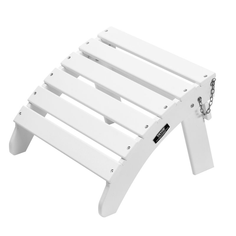 Repose-pieds de patio en PEHD Adirondack 17,7 po x l 19,7 po x H 13,8 po Adirondack