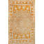 Tapis orange en laine / viscose / coton noué à la main à motif oriental Brownsburg-308992314