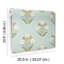 Double rouleau floral Peel & Stick-101899983
