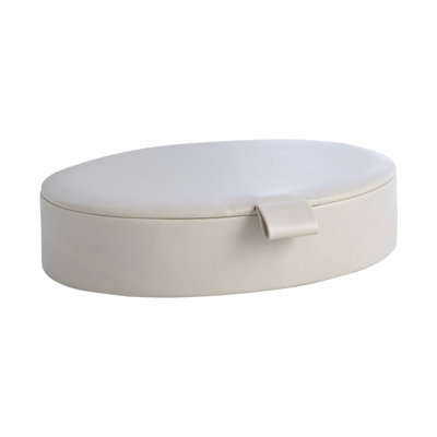Signature Oval Leather Box