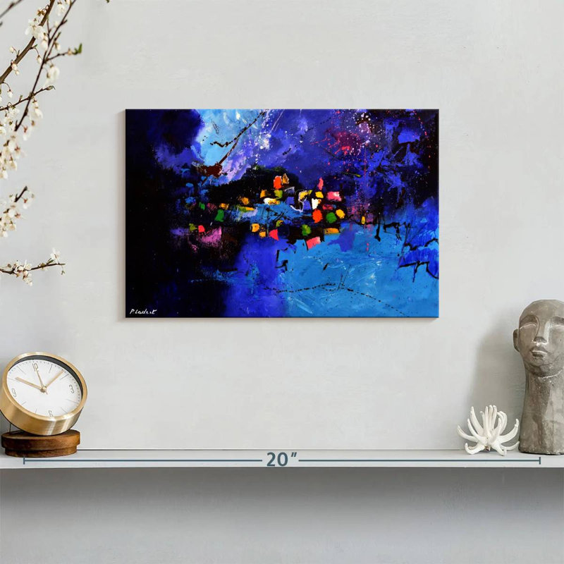 Avery Galaxy Burst Abstract, 8" H x 12" W