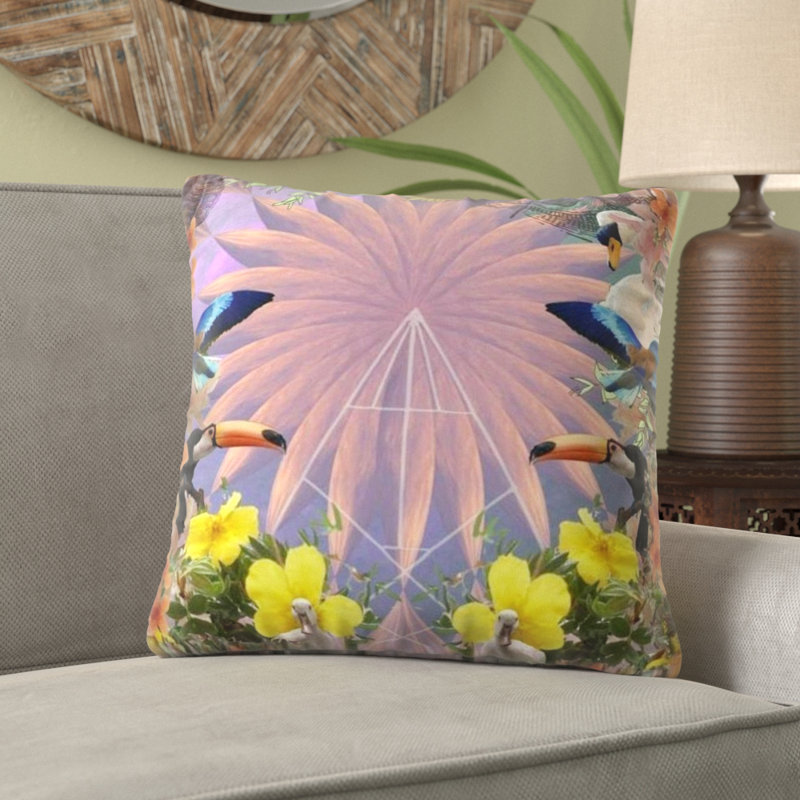 Didcot Floral Square Cushion, 44 x 44cm