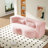 Evren Boneless Modern Minimalist Compression Convertible Floor Sofa Bed with Pillows-124301693-124301695
