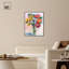 Positif, art floral sur toile pêche boho par Art Remedy-104333782-104333790