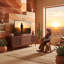 Meuble télé North American Terroir Series Desert Sunset-129746748-129746749