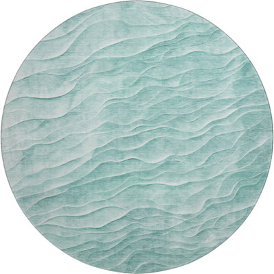 Premium Machine Washable Harjo AMF1614 Waves Rug