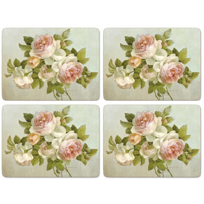 Pimpernel Antique Roses Placemats 15.7 X 11.7"