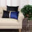Parkland Collection Myra Transitional Blue Throw Pillow-64709986