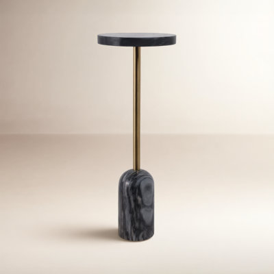 Barrett Genuine Marble End Table