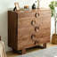 Commode d'appoint en noyer de style scandinave