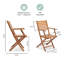 Folding Patio Dining Armchair