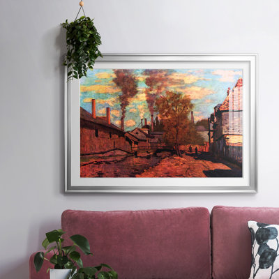 Monet, impression encadrée sur papier par Claude Monet