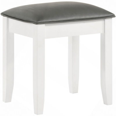 Vanity Stool With Padded Seat