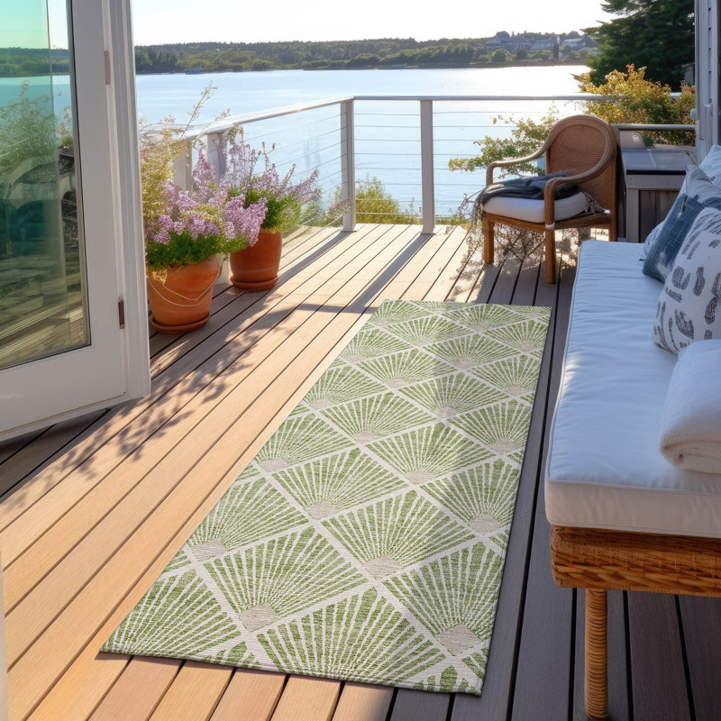 Tapis intérieur / extérieur Maliana, Tapis de couloir 2 pi 3 po x 7 pi 6 po