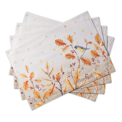 Cotton No Pattern Rectangle Placemat