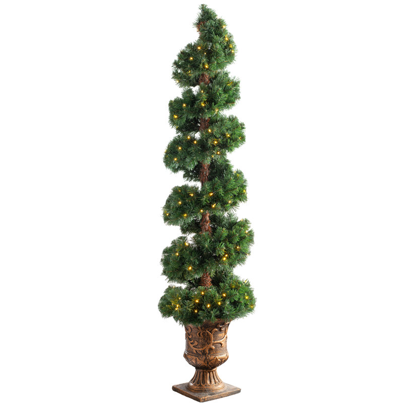 182.88cm H Lighted Artificial Christmas Tree
