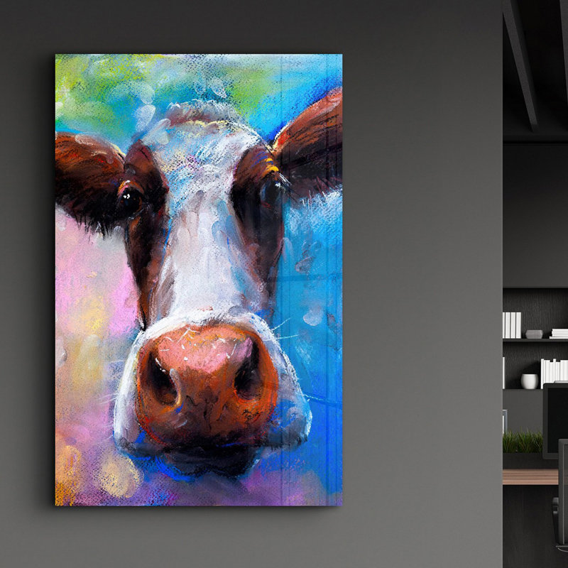 Elegant Tempered Glass Wall Art Painting, 18.1 x 28.3 inches | 100% Tempered Glass, Thickness: 0.16 inches | UV Printed for Vibrant Colors & Durability | Perfect for Home Decor & Modern Aesthetics
