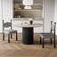 Ensemble de chaises de table rondes rétro françaises