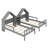 Monterry Double Twin Size Platform Bed-916609177