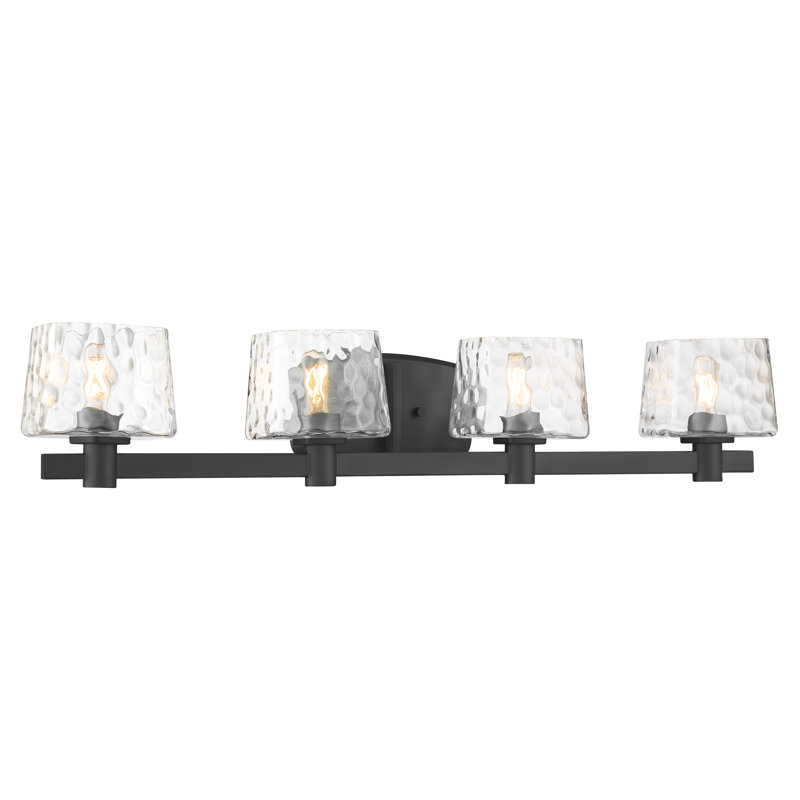 Breakwater Bay Adwitiya - 4 Light Bath Vanity In Coal Finish