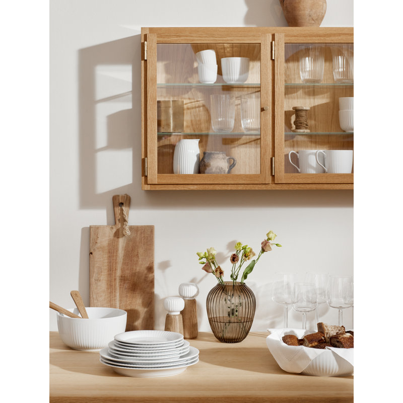 Hammershøi Salt & Pepper Mill, White, 7.3" H x 2.6" W x 2.6" D