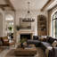 9-Lights Waggon Wheel Chandelier