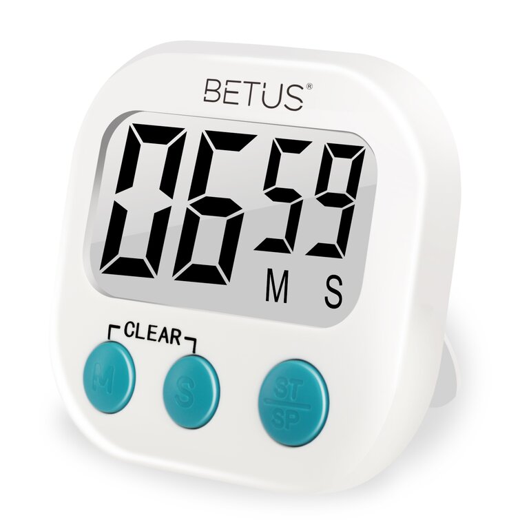 12 Pack Digital Timer with Large LCD Display, Loud Alarm, Magnetic
