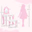 Rikwin Kids Vanity Table with Mirror