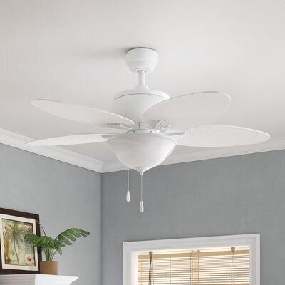 Alexander 52"" Indoor and Outdoor Ceiling Fan with Light -  Bay Isle Homeâ¢, 3FF0F780FF6240D2B993926E70786451