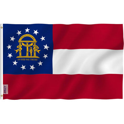 Drapeau de maison américain en polyester 36 x 60 po