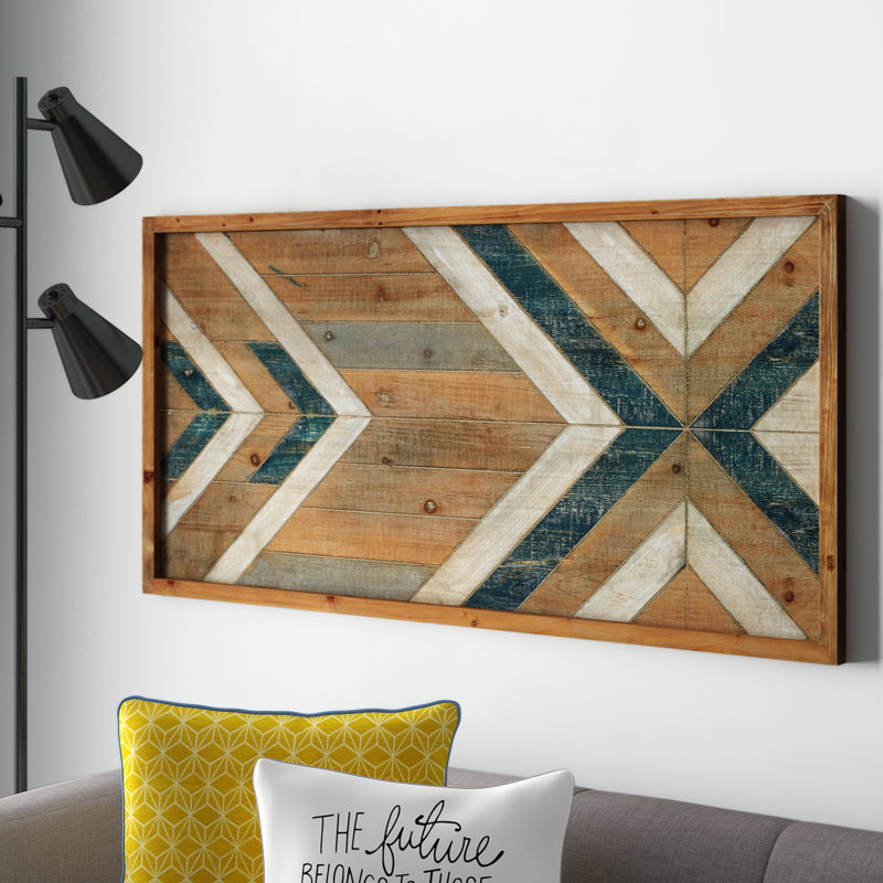 Wooden Handmade Southwestern Geometric Home Wall Decor