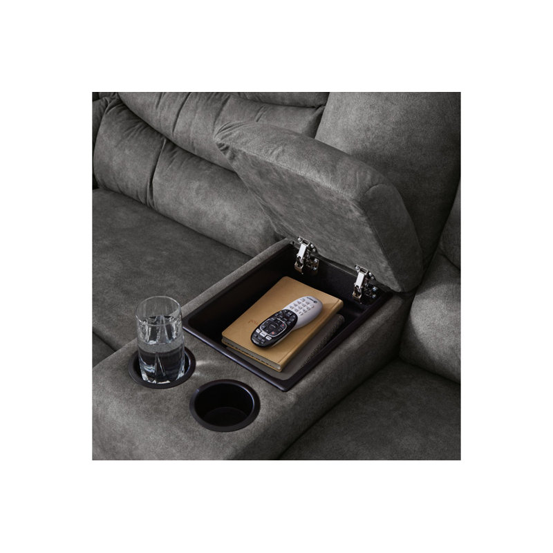 Canapé modulaire inclinable 2 pièces Partymate, Gris