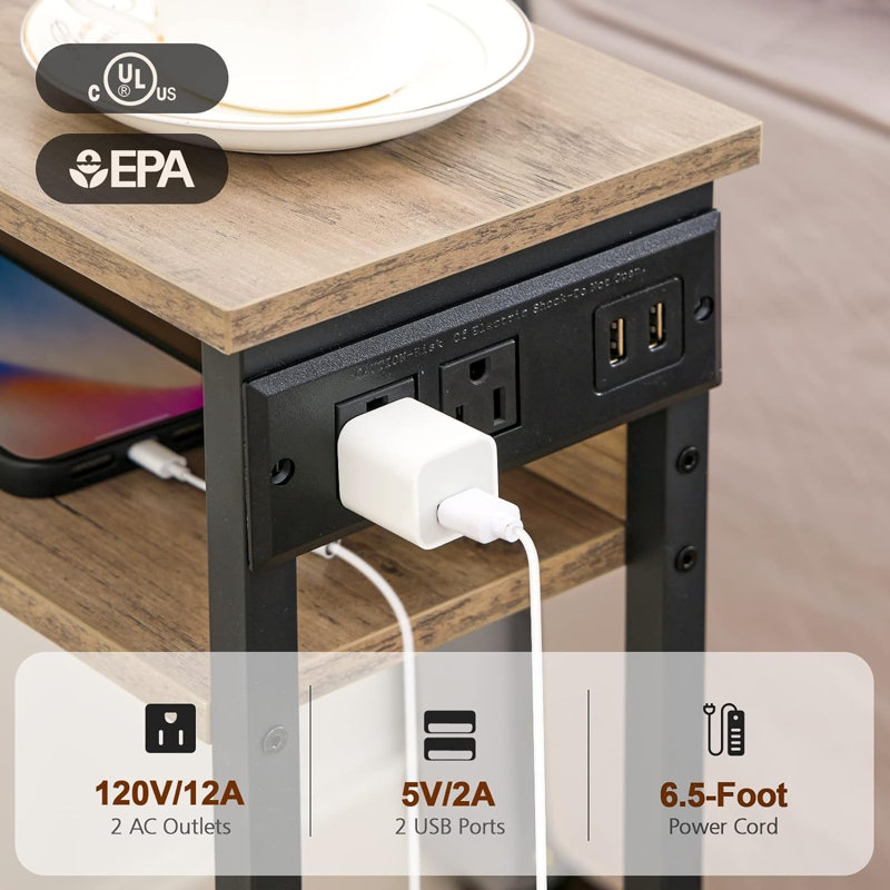 Table de chevet Akhilleus, Gris