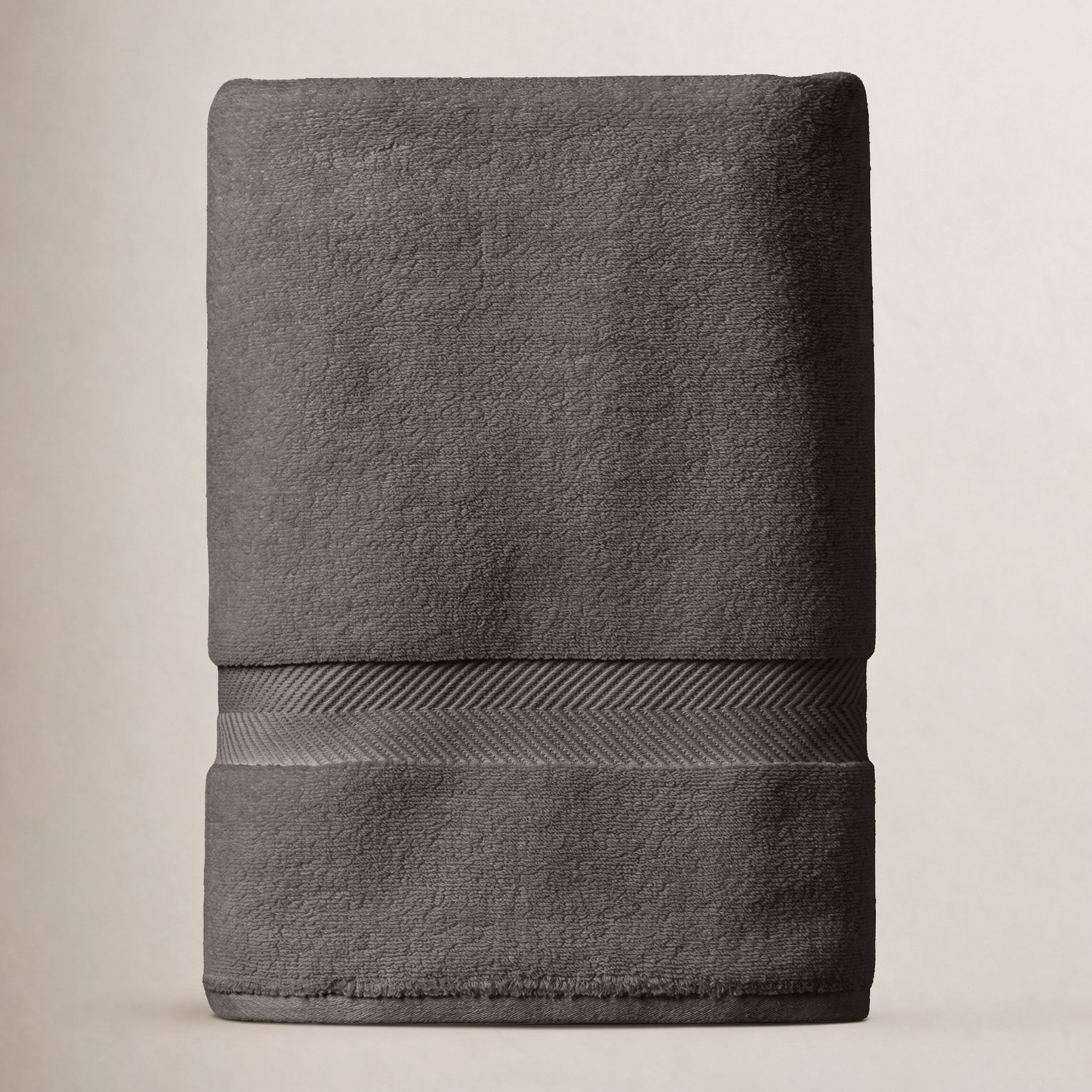 Rane Cotton Bath Sheet, Charcoal