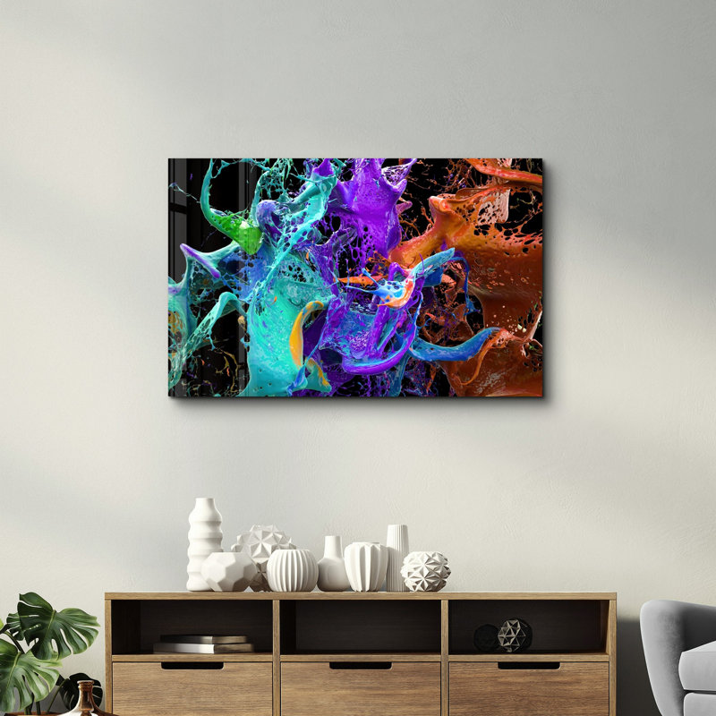 Decorative Tempered Glass Painting