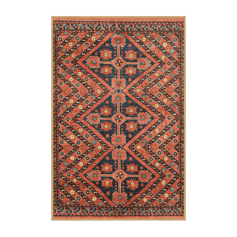 Abstract Indoor Rug, Rectangle 5' x 7'