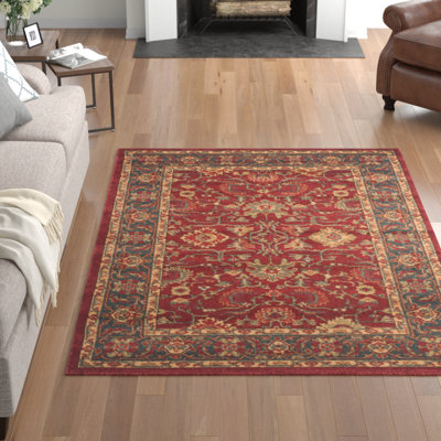 Bellflower Oriental Looped / Hooked Area Rug