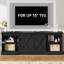 Meuble télé 70,1 po avec portes de grange coulissantes, console multimédia pour téléviseur de 80 po et plus, armoires de rangement pour le salon-70559473-98294912