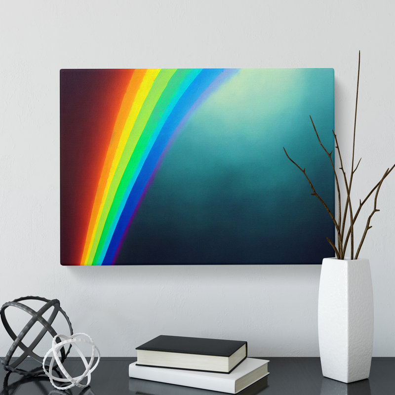 Rainbow New Realism - Wrapped Canvas