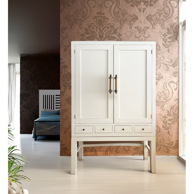 110cm Solid Wood Sideboard