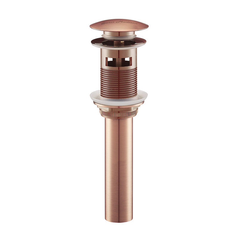 Swiss Madison Pop-Up Bathroom Sink Drain, Rose Gold