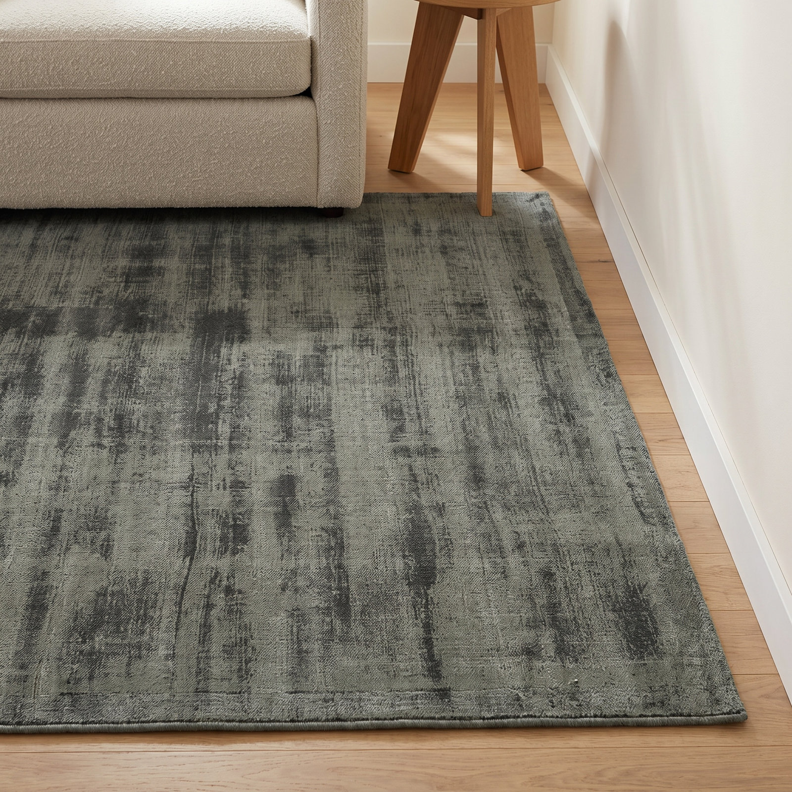 Fennel Hand-Loomed Viscose Rug, Rectangle 9' x 12'