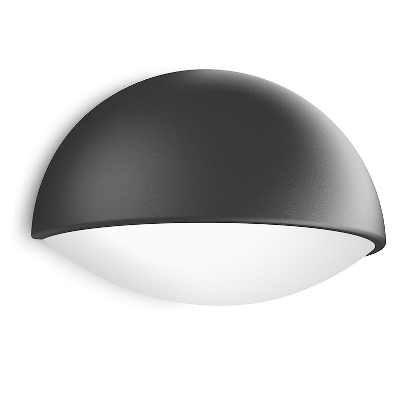 Philips LED Dust Outdoor Wall Lantern Anthracite 3W