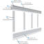 Panneau mural en pvc blanc Deluxe Shaker-2106245512-2106485112