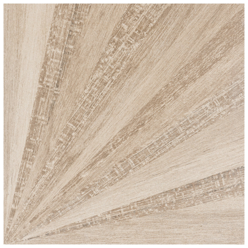 Carrelage mural en porcelaine Komi Murlen 7-7 / 8 "x 7-7 / 8", Marron clair