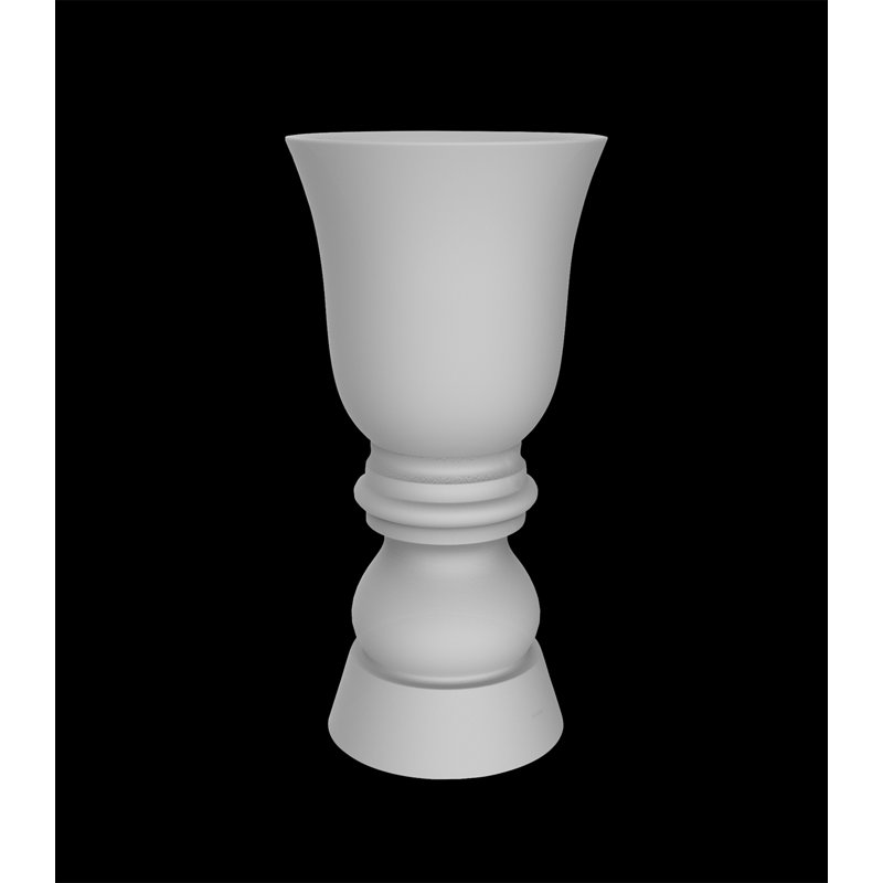 Suave Resin Pot Planter, 59" H x 29.5" W x 29.5" D