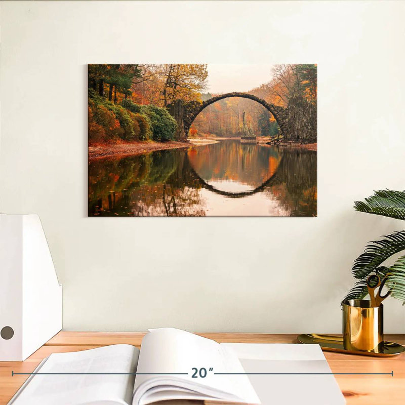 Lilie Devil's Bridge In Autumn, 8" H x 12" W