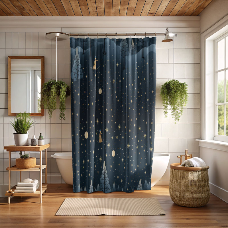 Rideau de douche Merry Eve - Premium, H 74 po x l 71 po